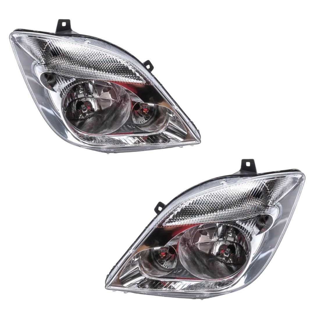 Set Mercedes Sprinter 2007-2014 W906 Headlights Electric with Motor  Headlamp Front Lights Right Left